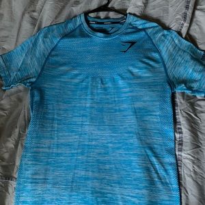 Gymshark Seamless Shirt - Medium - Light Blue